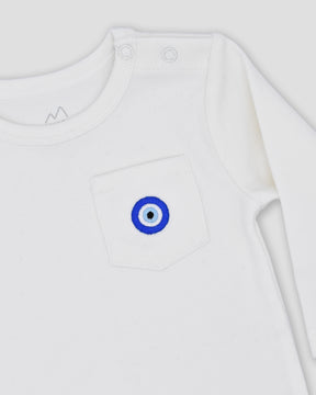 Evil Eye 🧿 ORGANIC Baby Onesie